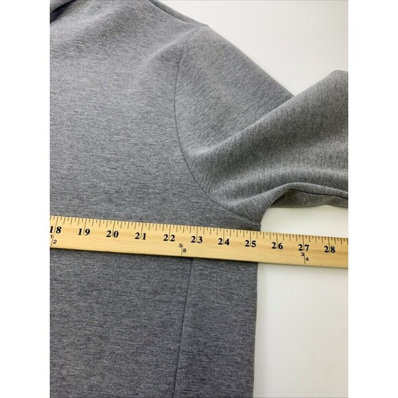 GapFit Gray Performance Hooded Sweatshirt Pullover Breathable Pockets Mens XL - Picture 9 of 12